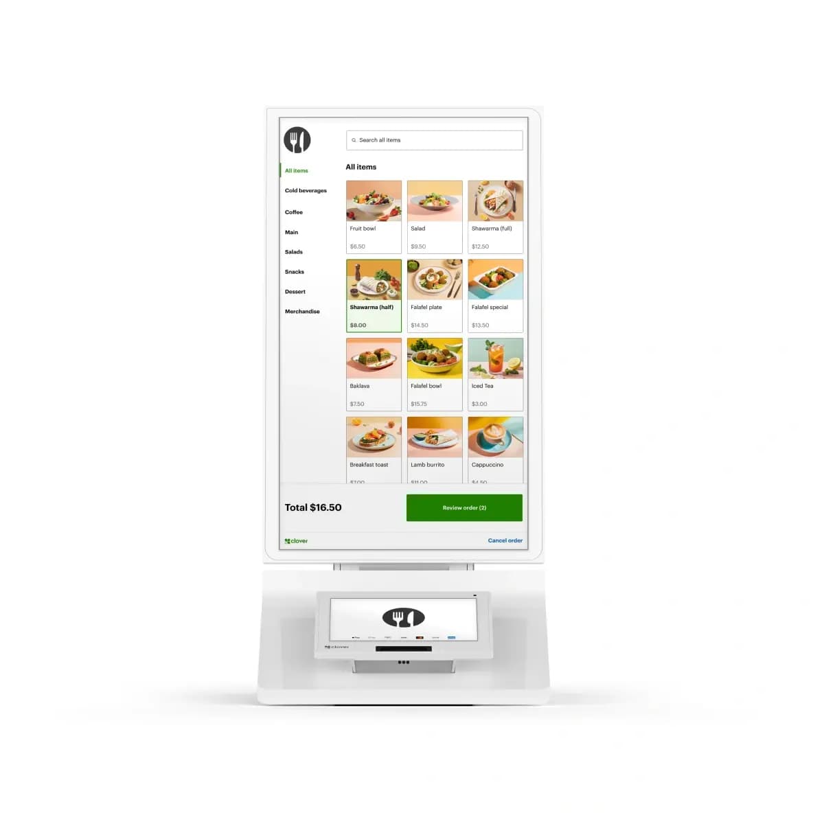 Clover Kiosk self-ordering device