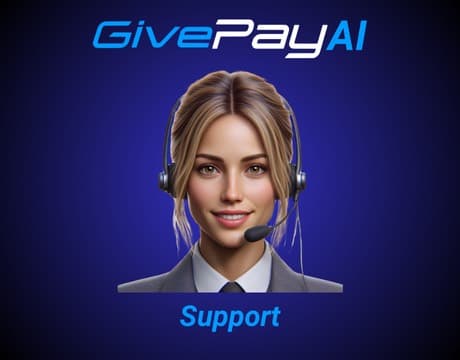 Gigi - GivePayAI Sales & Support photorealistic GivePay service visual