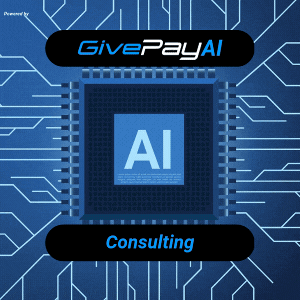 AI Website Development Services photorealistic GivePay service visual